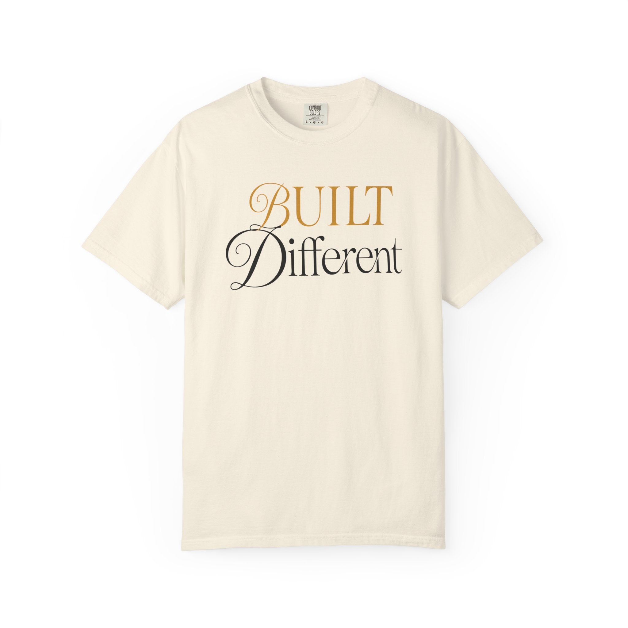 Built Different T-Shirt | Inspirational Script Graphic Tee