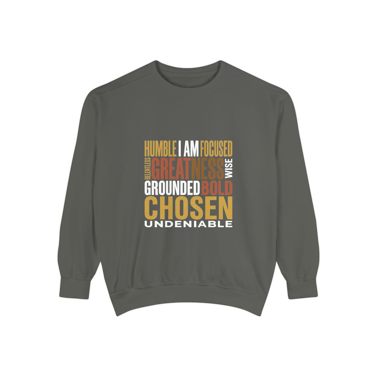 I Am Undeniable Crewneck | Black Excellence Affirmation Fleece