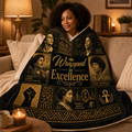 Wrapped in Excellence Sherpa Fleece Blanket
