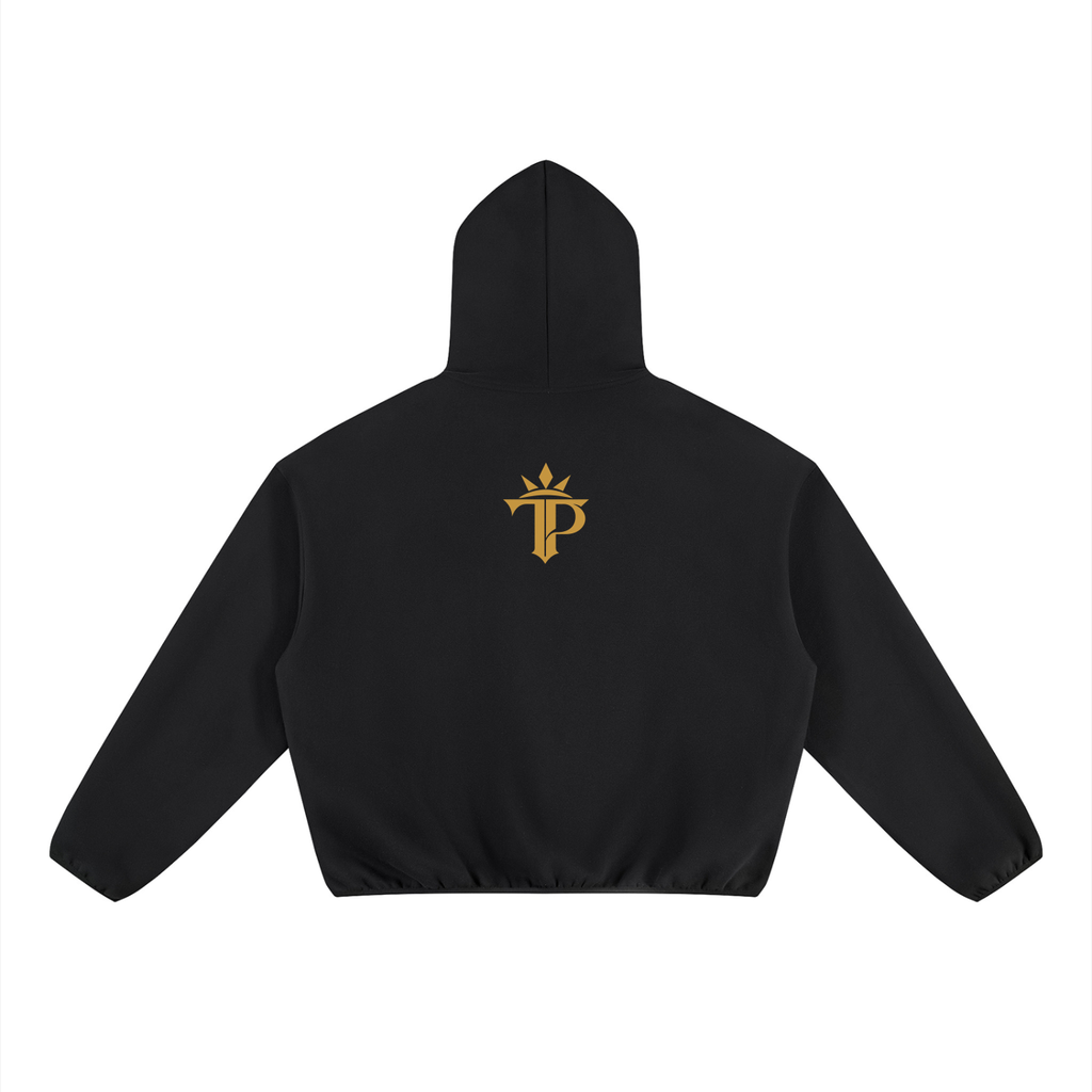 Every Move Is Legacy Unisex Boxy Piping Fleece Hoodie