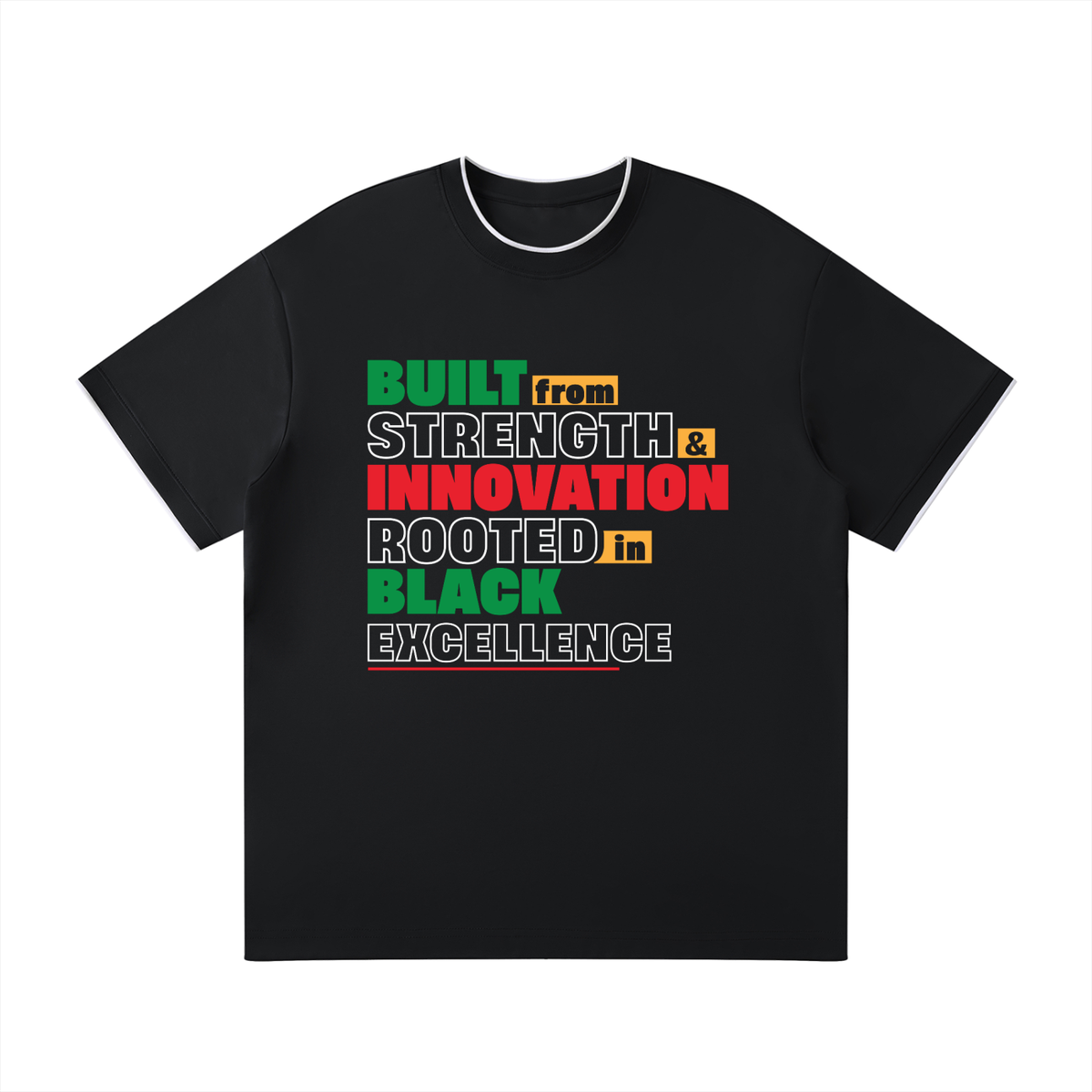 Built From Strength Black Excellence Unisex T-Shirt