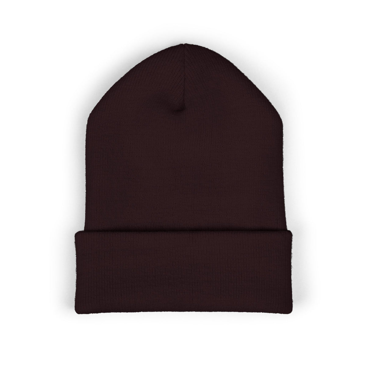 Black Excellence Embroidered Cuffed Beanie | Unisex Knit Winter Hat