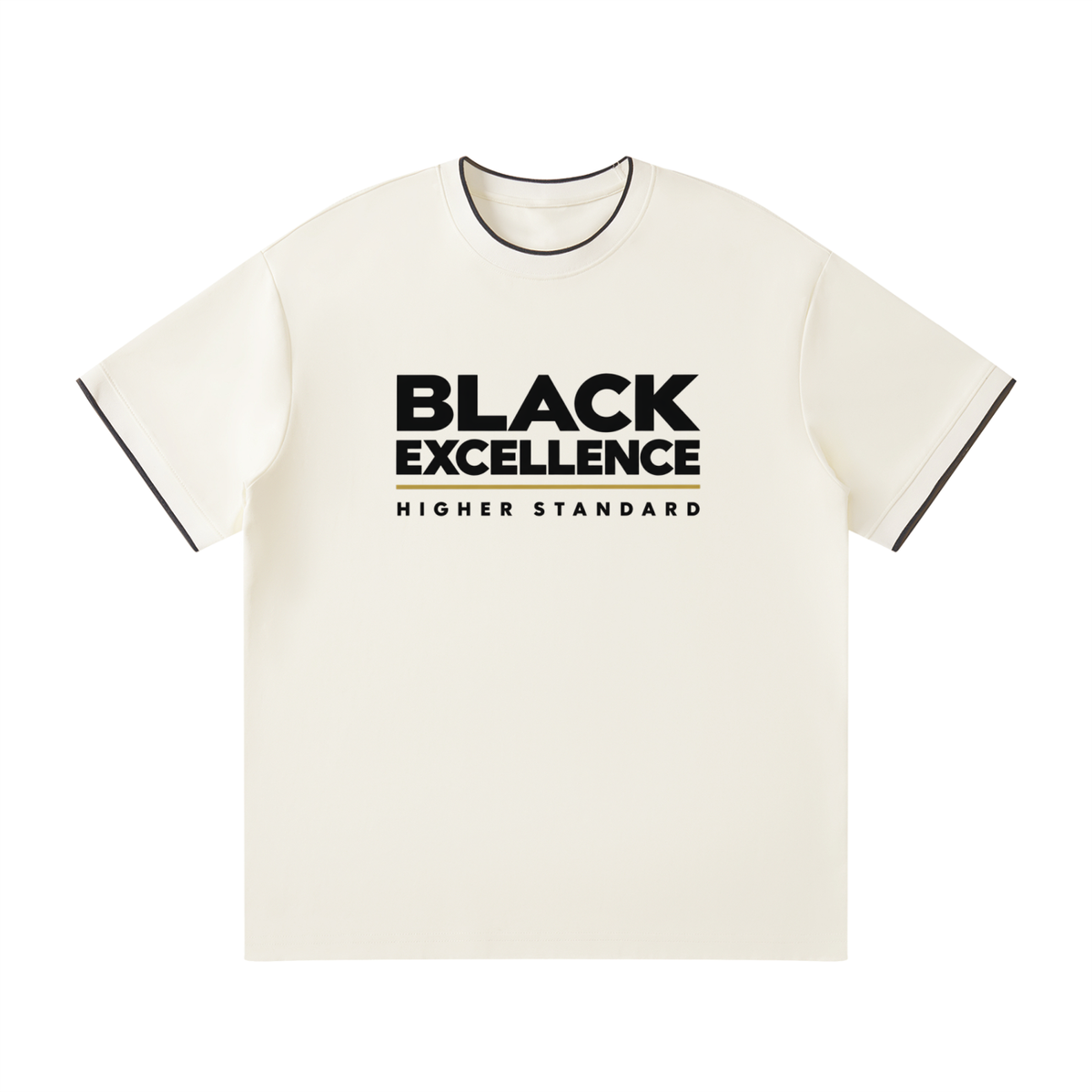 Black Excellence Higher Standard Men’s Tee | Minimalist Graphic T-Shirt