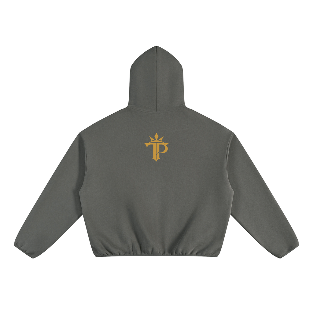 Every Move Is Legacy Unisex Boxy Piping Fleece Hoodie
