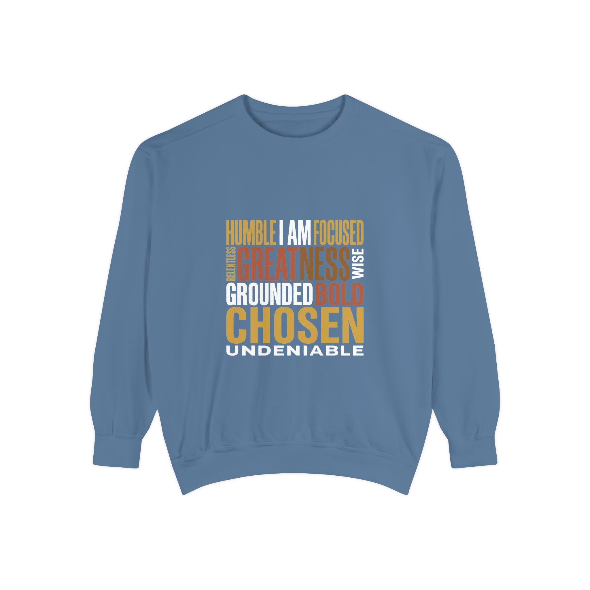 I Am Undeniable Crewneck | Black Excellence Affirmation Fleece