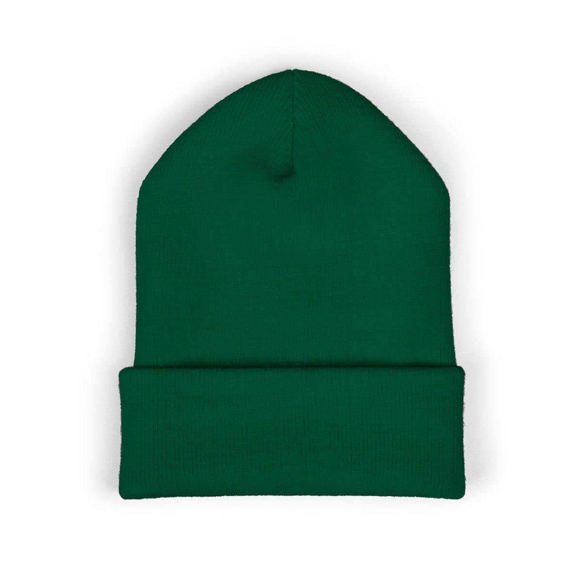 Black Excellence Embroidered Cuffed Beanie | Unisex Knit Winter Hat