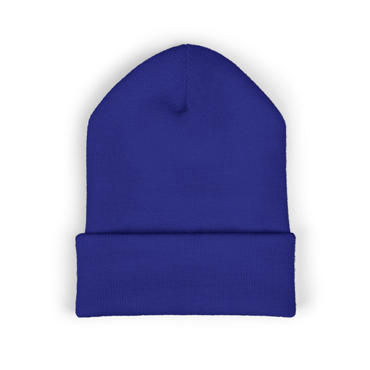 Black Excellence Embroidered Cuffed Beanie | Unisex Knit Winter Hat
