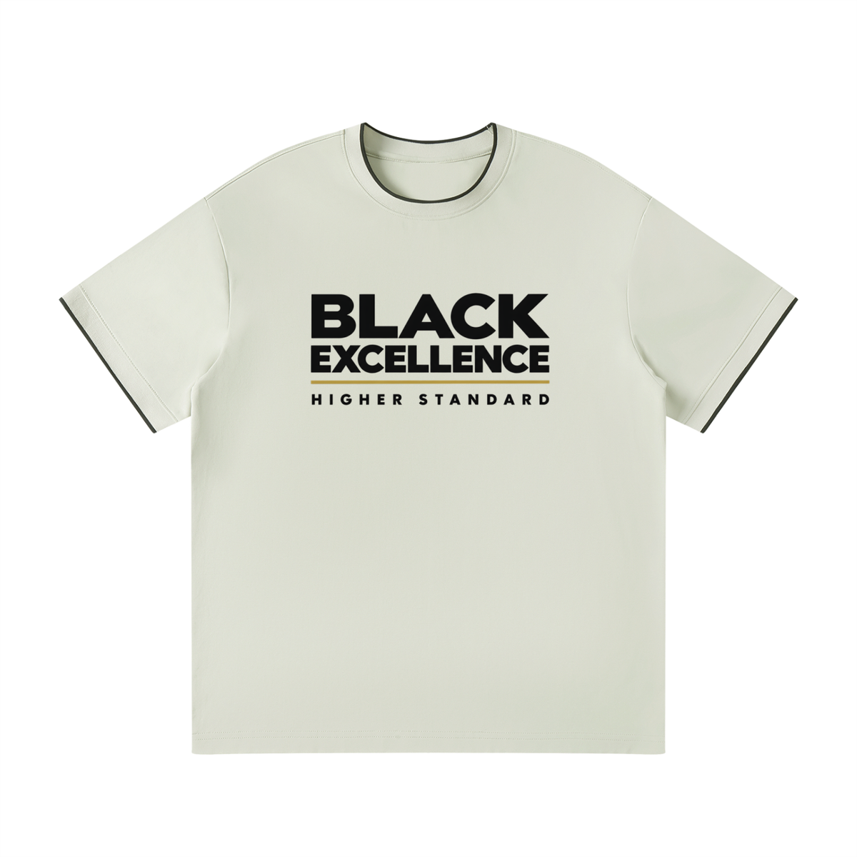 Black Excellence Higher Standard Men’s Tee | Minimalist Graphic T-Shirt