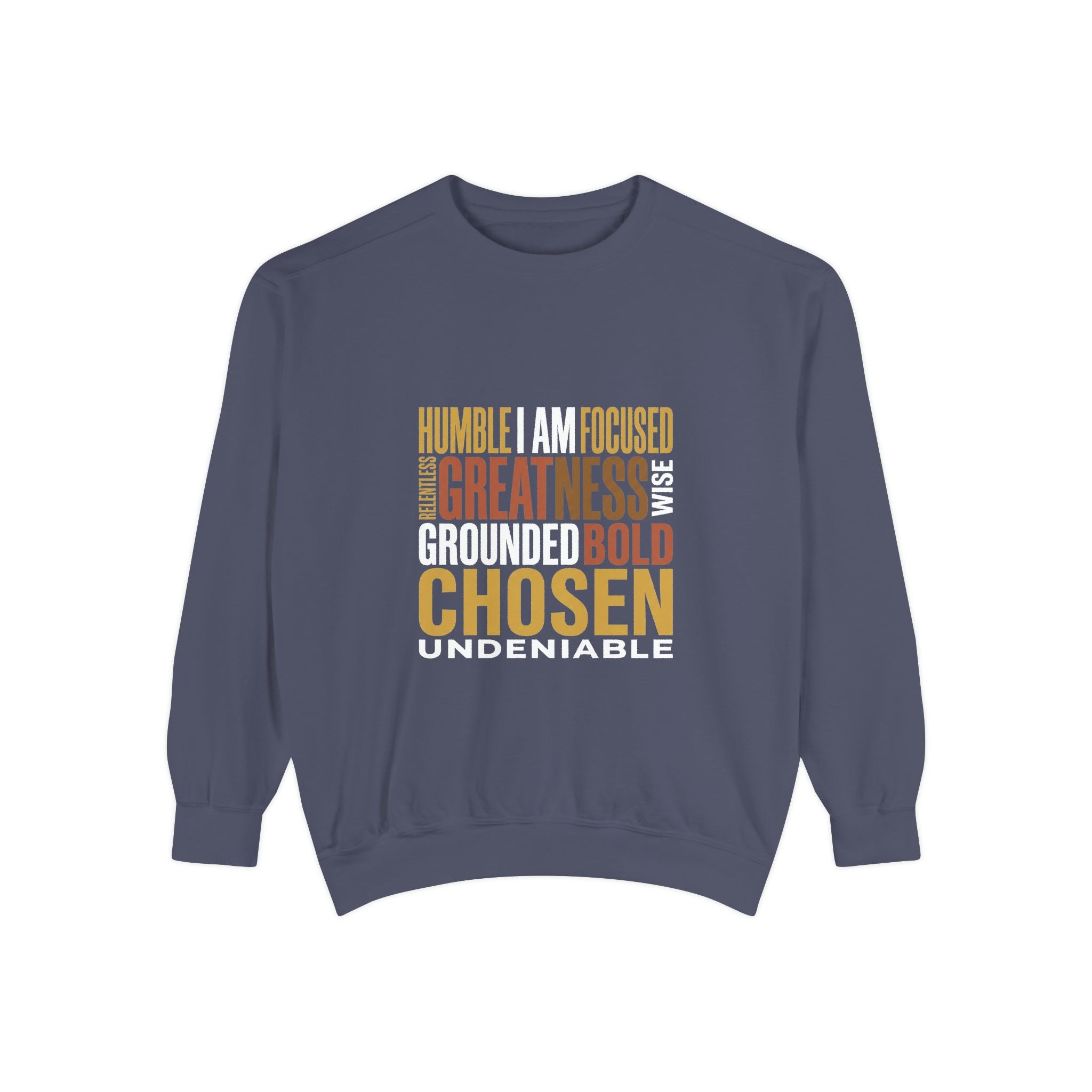 I Am Undeniable Crewneck | Black Excellence Affirmation Fleece