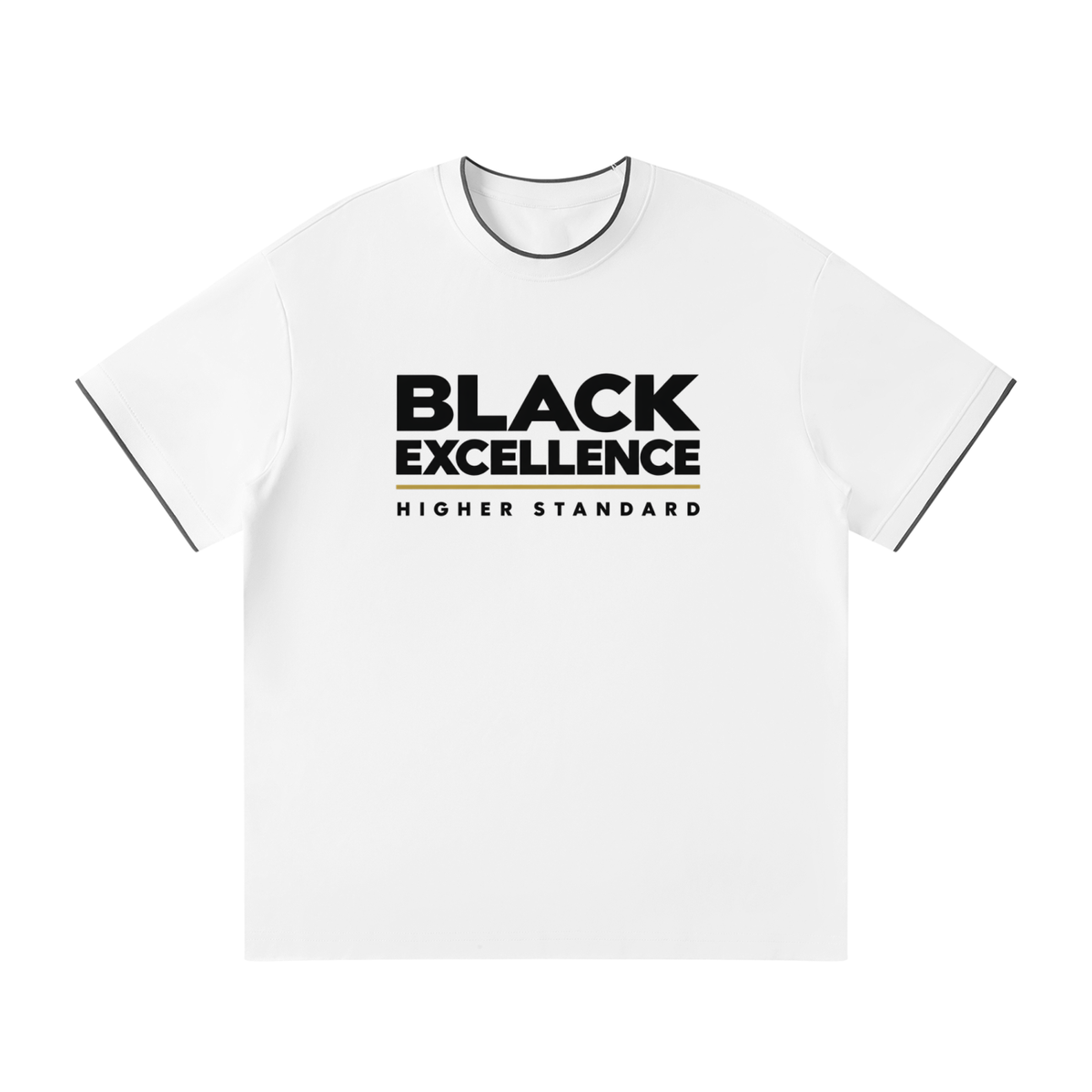 Black Excellence Higher Standard Men’s Tee | Minimalist Graphic T-Shirt